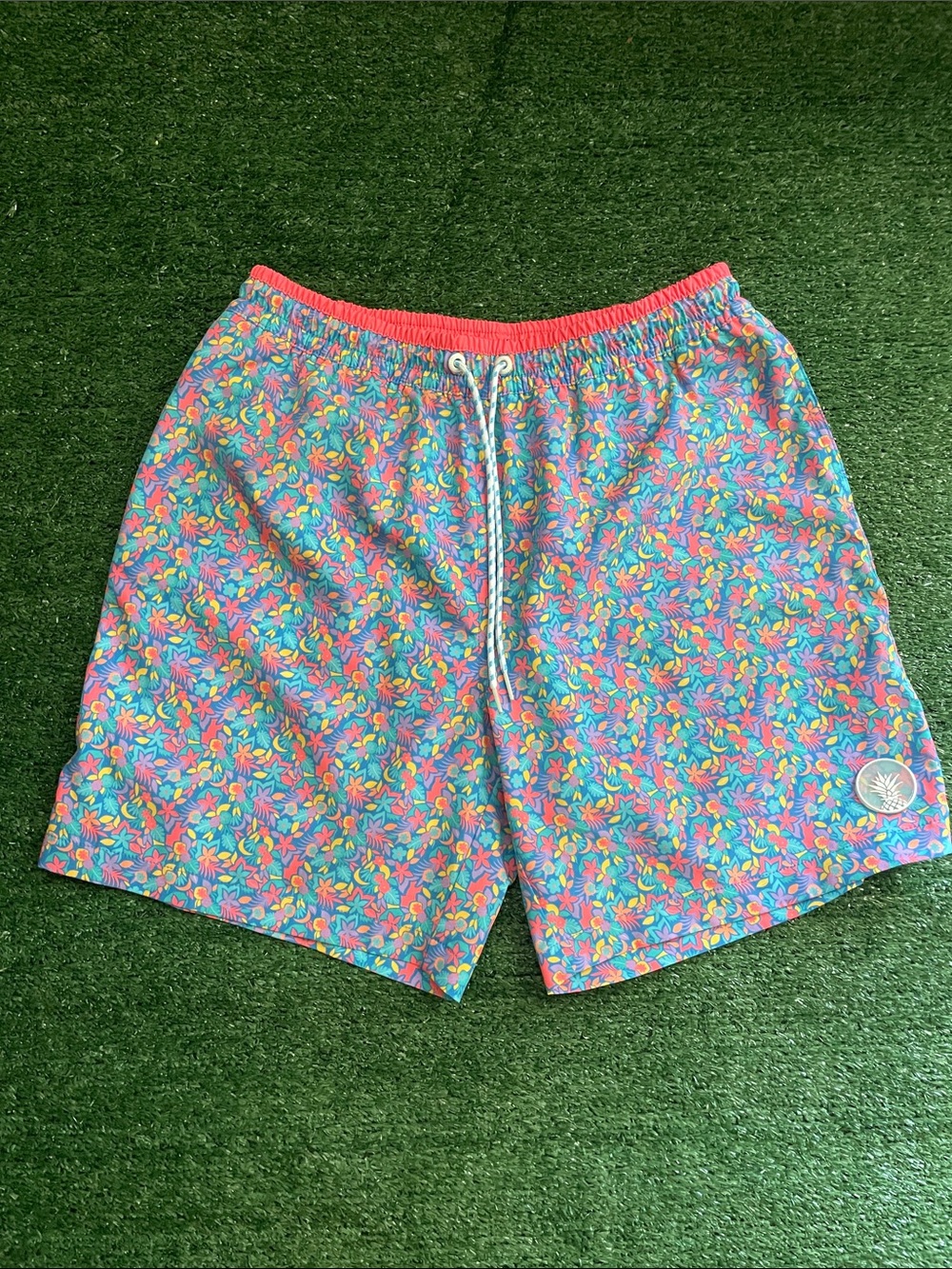 Chubbies The Spades 7” Swim Trunks Men’s Large Classic Lined Board Shorts